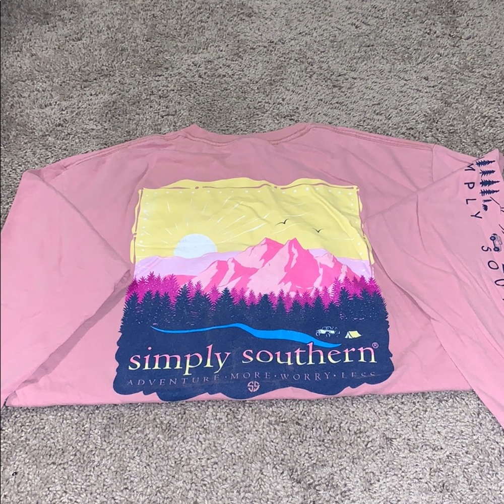 Simply southern pink long sleeve t-shirt